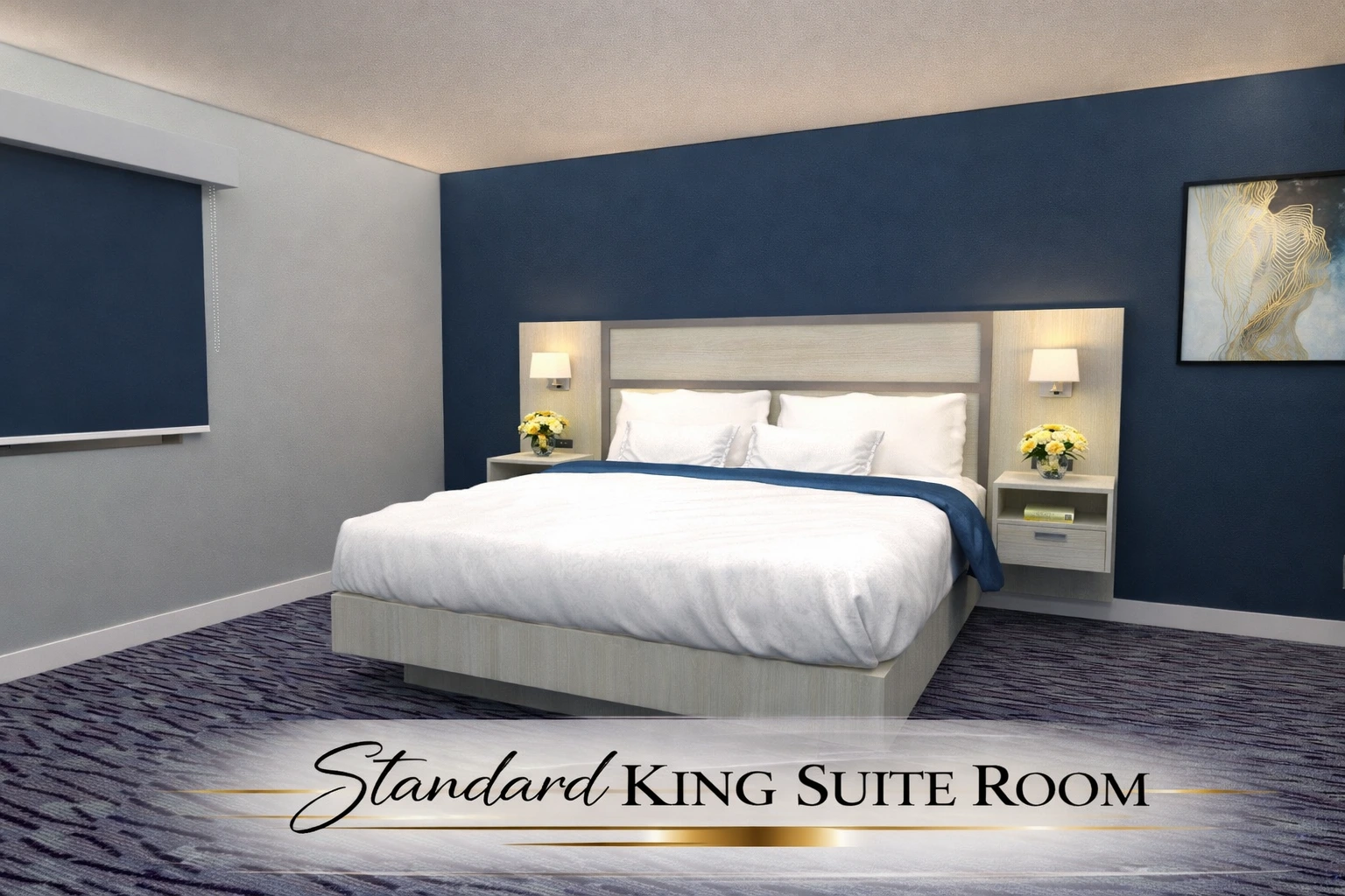 Standard King Room full view — extended stay hotel Vernal Utah